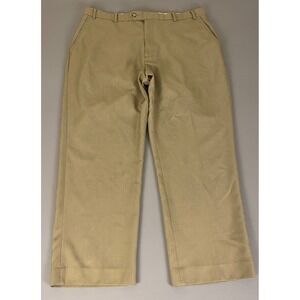 Stafford Essentials Dress Pants Trousers‎ Men's Size 40x29 Beige Classic Fit